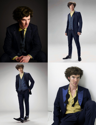 Illustration for article titled Benedict Cumberbatch photoshopped to cosplay as Spike from Cowboy Bebop
